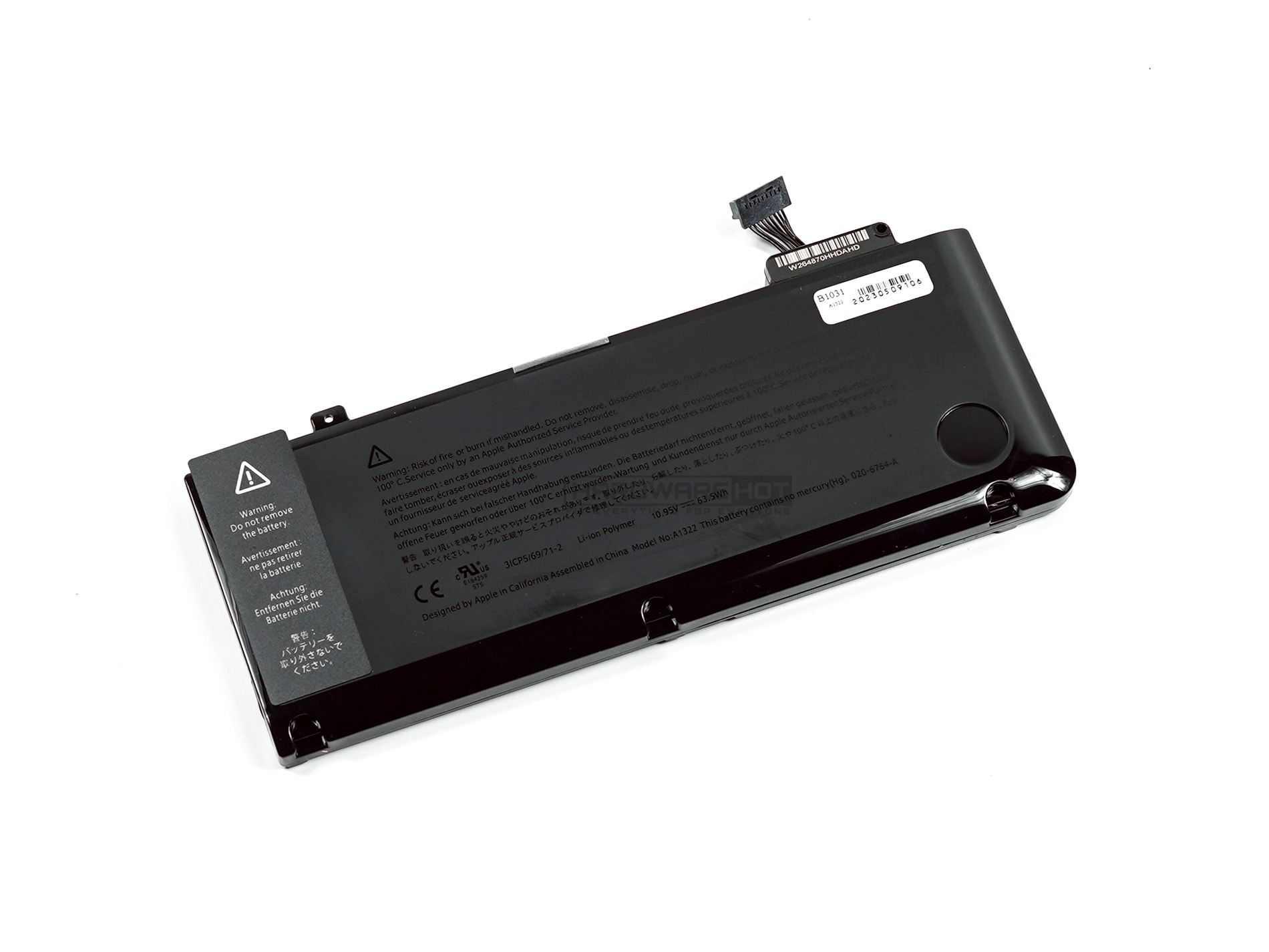 thumbnail image 2 of 63.5Wh Replacement Battery For MacBook Pro 13″ Unibody A1278 (2009-2012) – A1322 Compatible 2 of 5